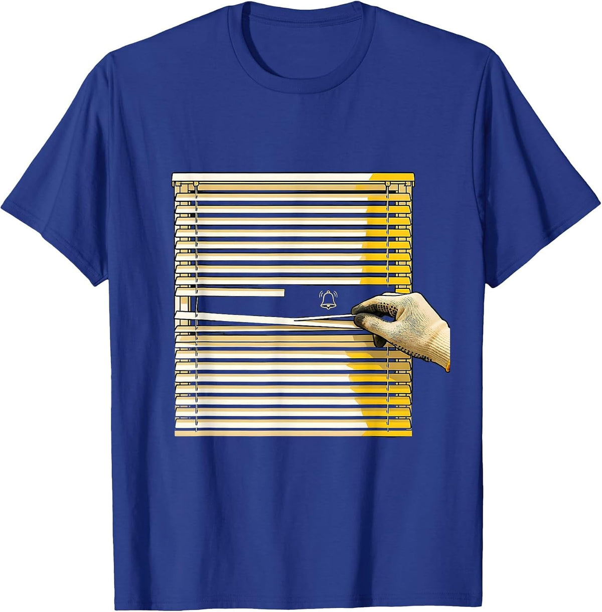 Louvered Vent Repair Minimalist Maintenance Technician T-Shirt - Royal Blue