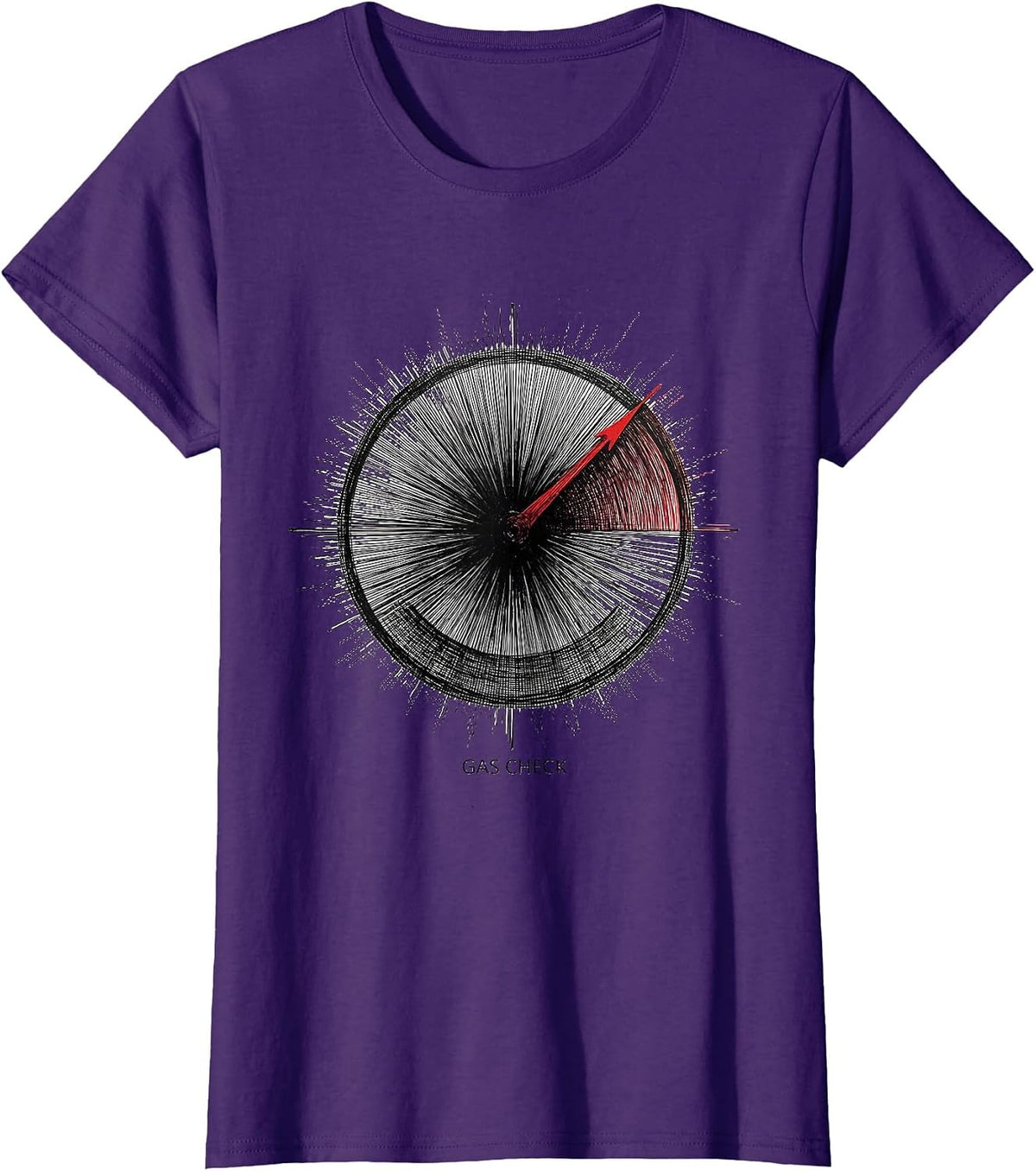 Women's Gas Check Respiratory Therapist RT Professional Pride T-Shirt - Purple