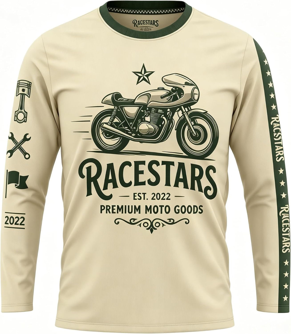 Men's MTB Jersey Long Sleeve Dirt Bike Motocross Cycling Racewear - Rs0284