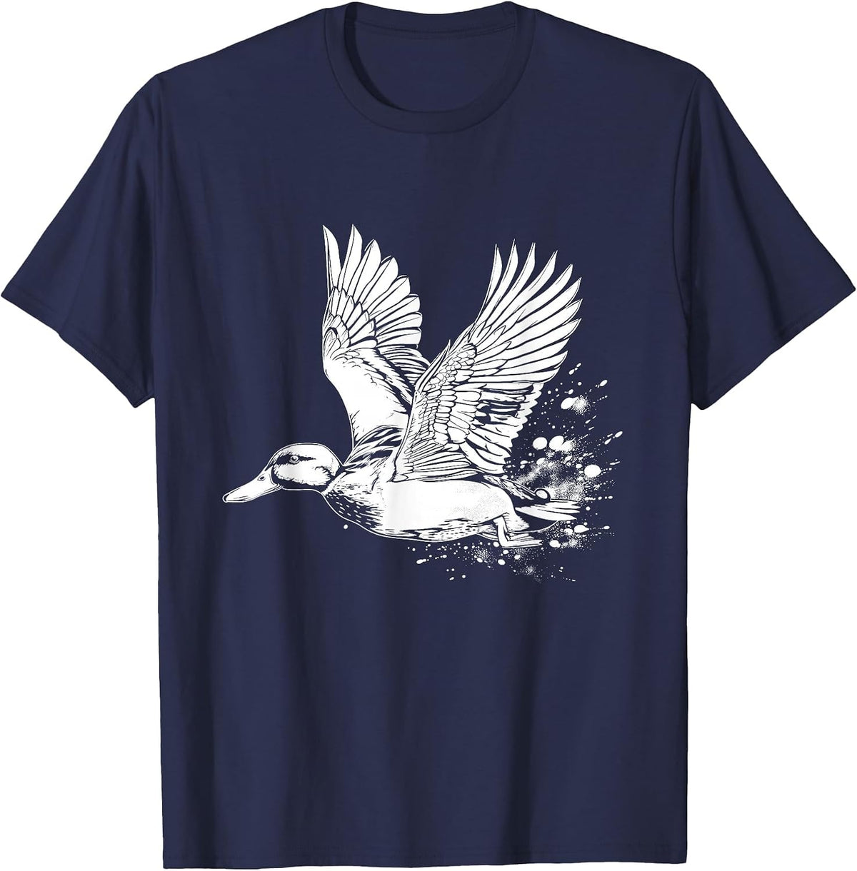Duck Hunting Waterfowl Mallard Duck Hunter T-Shirt - Navy Blue