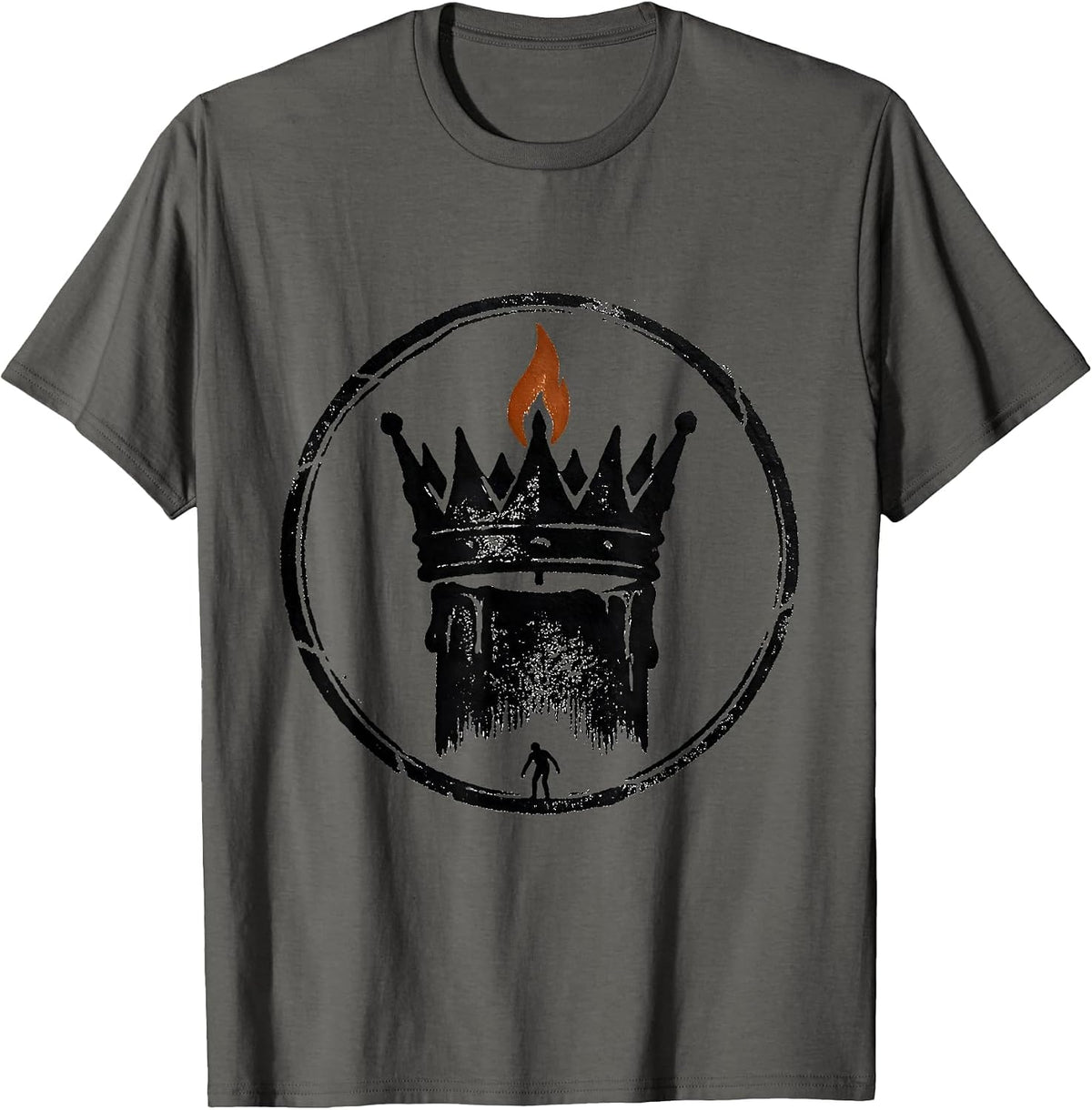 Stamp Seal Birthday Squad Novelty Humor Gift T-Shirt - Asphalt Grey