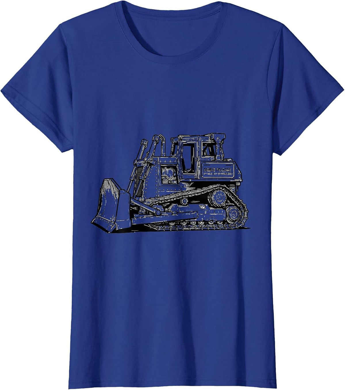 Women's Armor Package: Optional But Recommended Heavy Machinery T-Shirt - Royal Blue