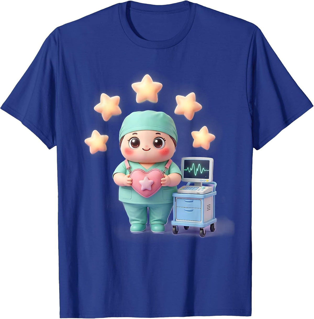Men's Cute Patient Care Technician Kawaii Appreciation Week Gift T-Shirt - Royal Blue
