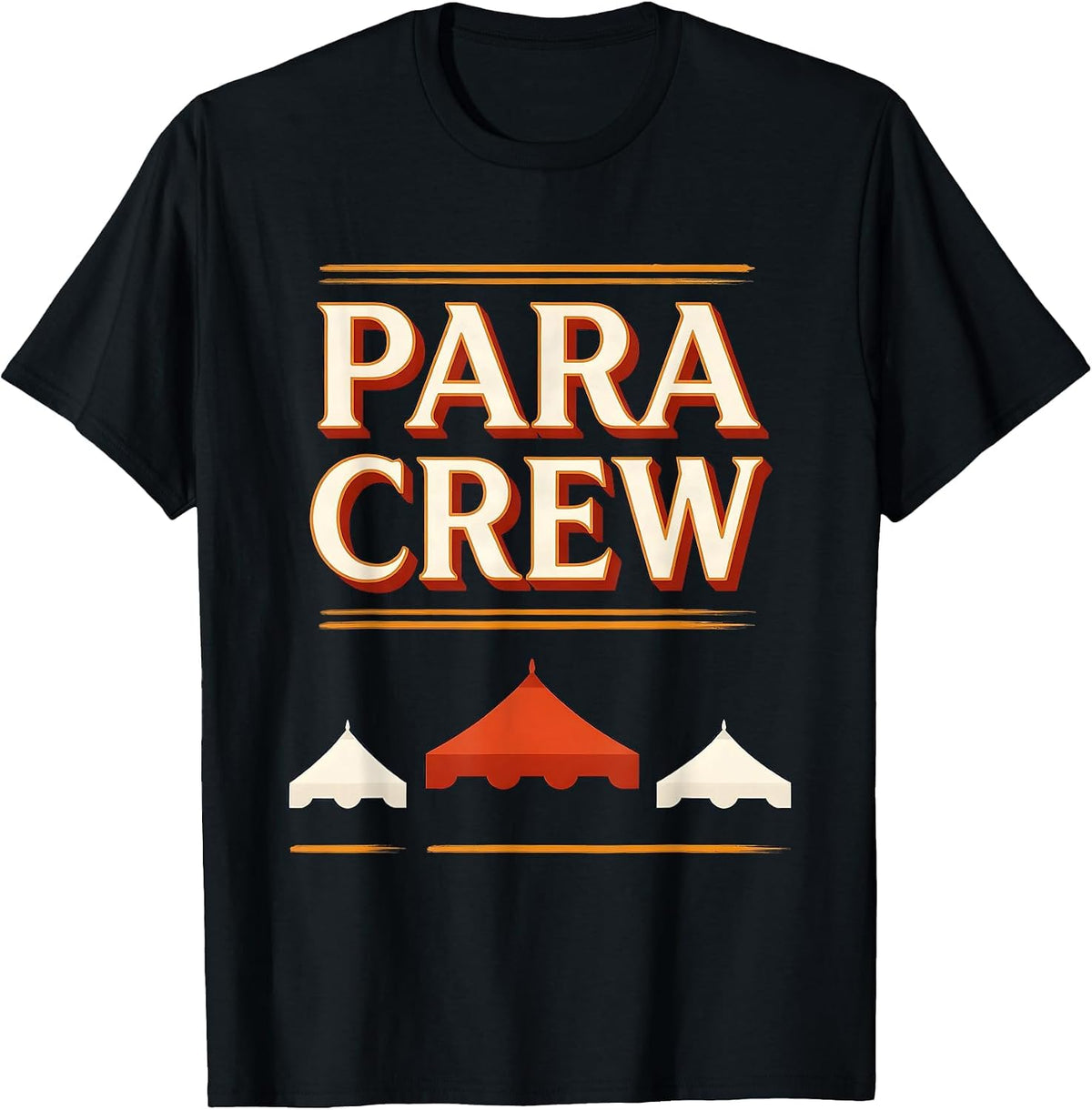 Men's Para Crew Sign Painter Showcard Teacher Appreciation T-Shirt - Black