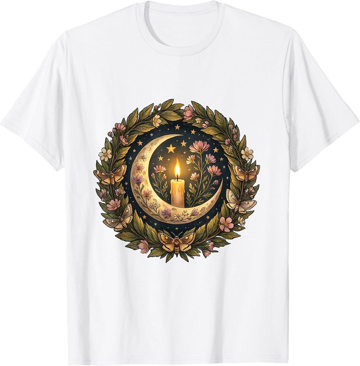 Aunt Sparkler Night Sky Celebration Graphic T-Shirt - White