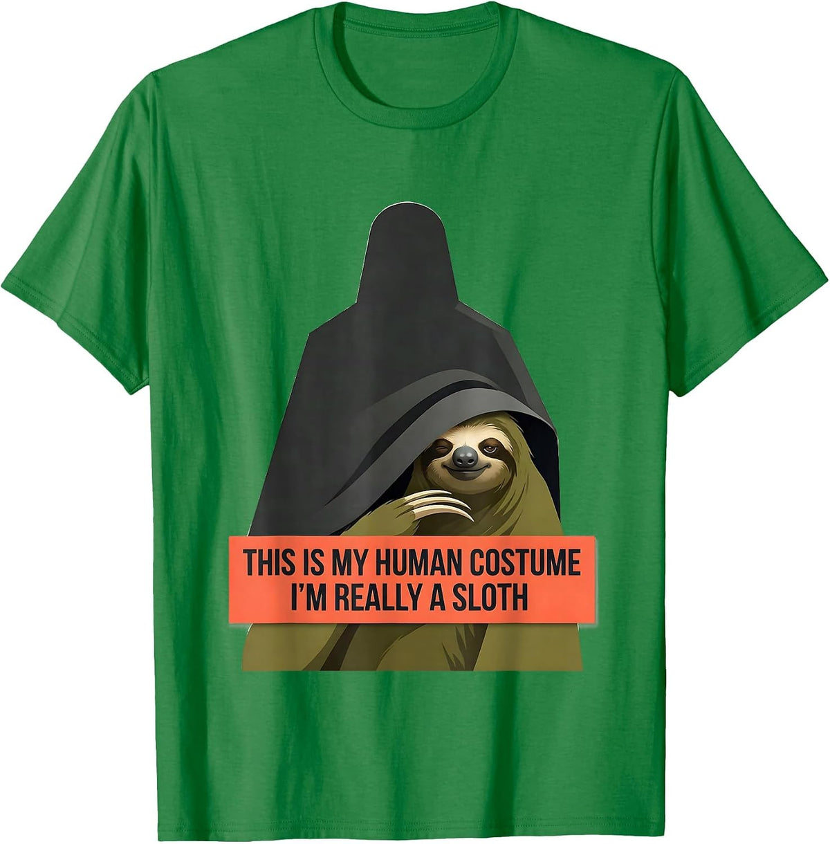 Men's This Is My Human Costume I'm Really A Sloth Funny T-Shirt - Kelly Green
