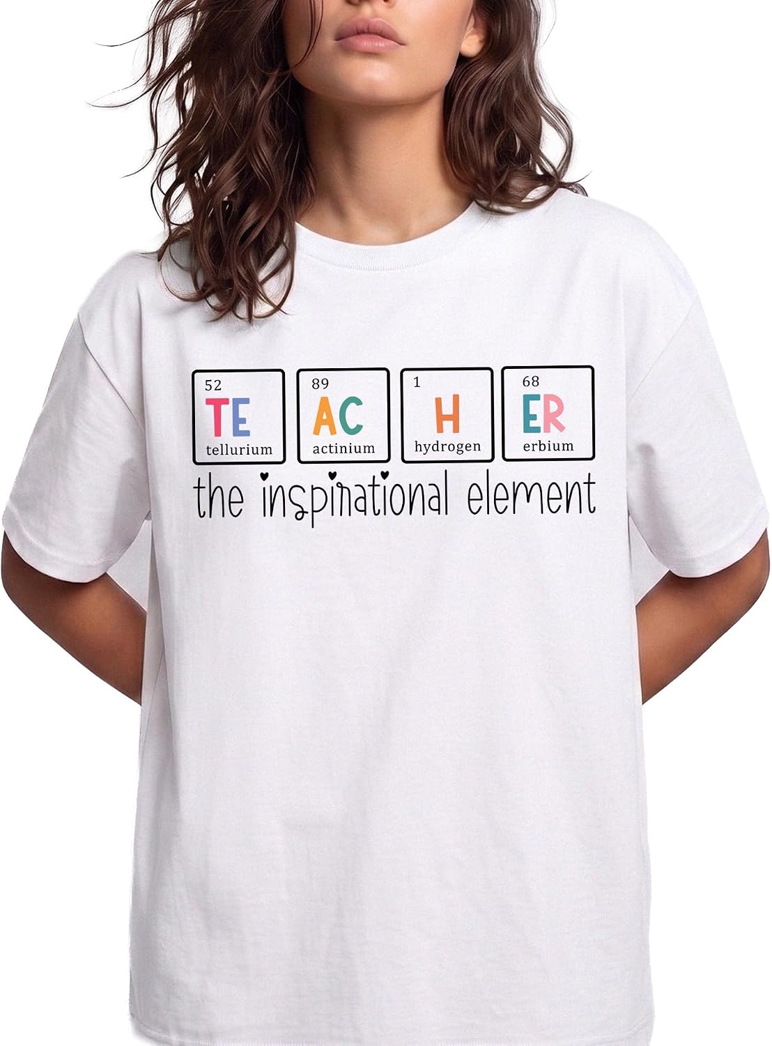 Inspirational Science Teacher Graphic Tee - White