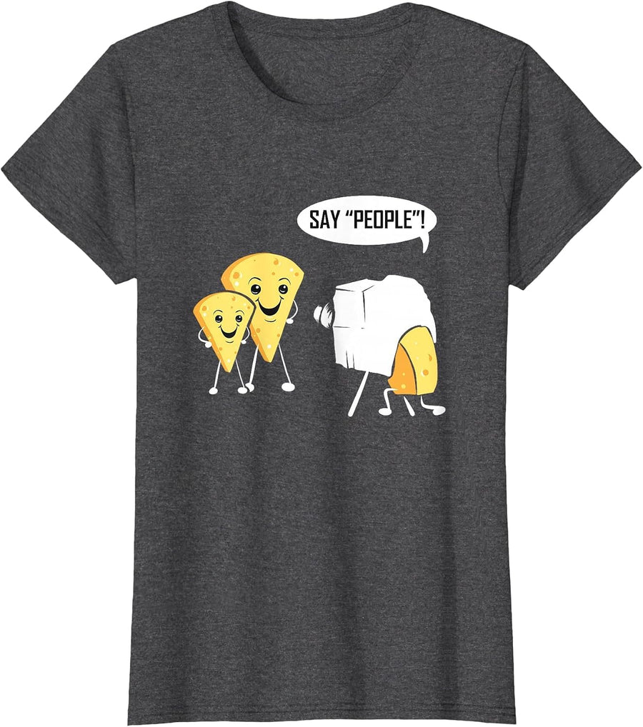 Photography Cheese Funny for Photographer Photo Camera T-Shirt, Women, Dark Heather Grey, 3X-Large - As Pictured
