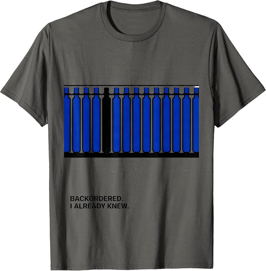 Backordered. I Already Knew Cute Pharmacy Tech Humor T-Shirt - Asphalt Grey