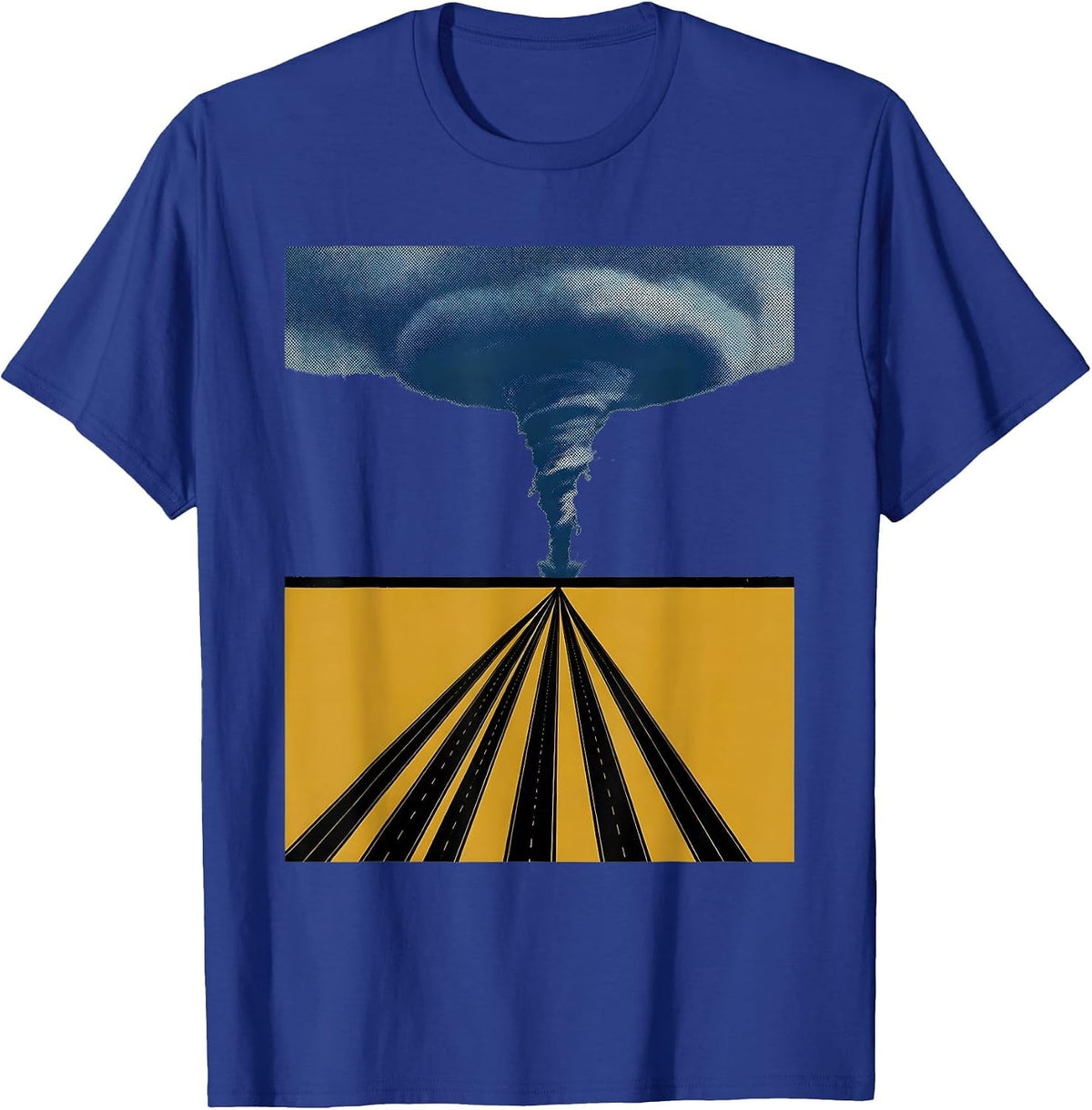 Storm Chaser Poster Weather Enthusiast Meteorology T-Shirt - Royal Blue