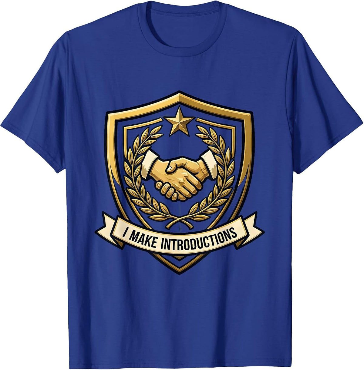 Men's I Cant But I Know A Guy Funny Connector Design T-Shirt - Royal Blue