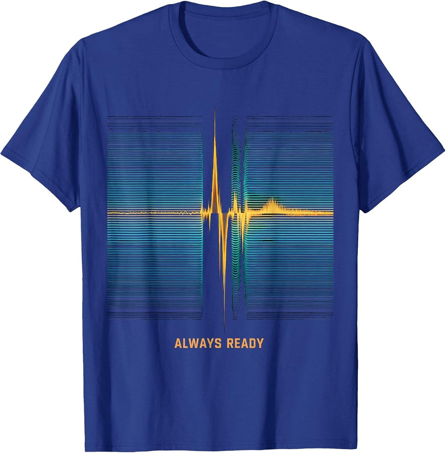 Always Ready Funny Ham Radio Amateur Radio Operator T-Shirt - Royal Blue