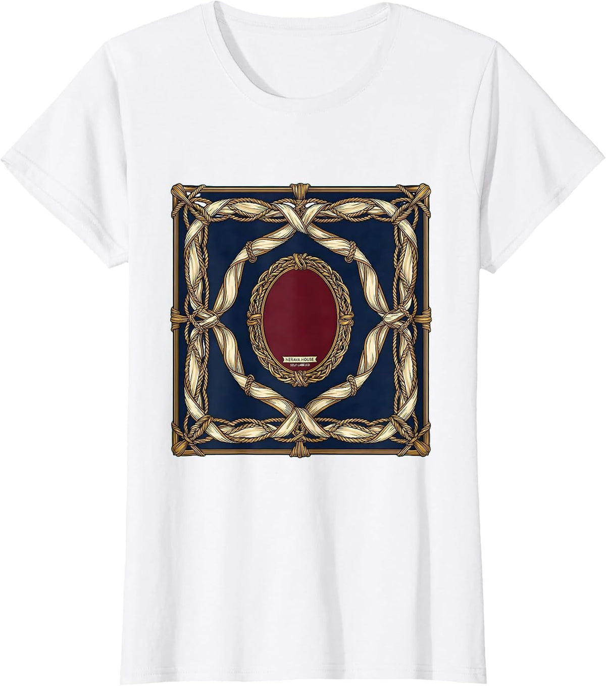 Nerava House Self Labeled Designer Streetwear T-Shirt - White