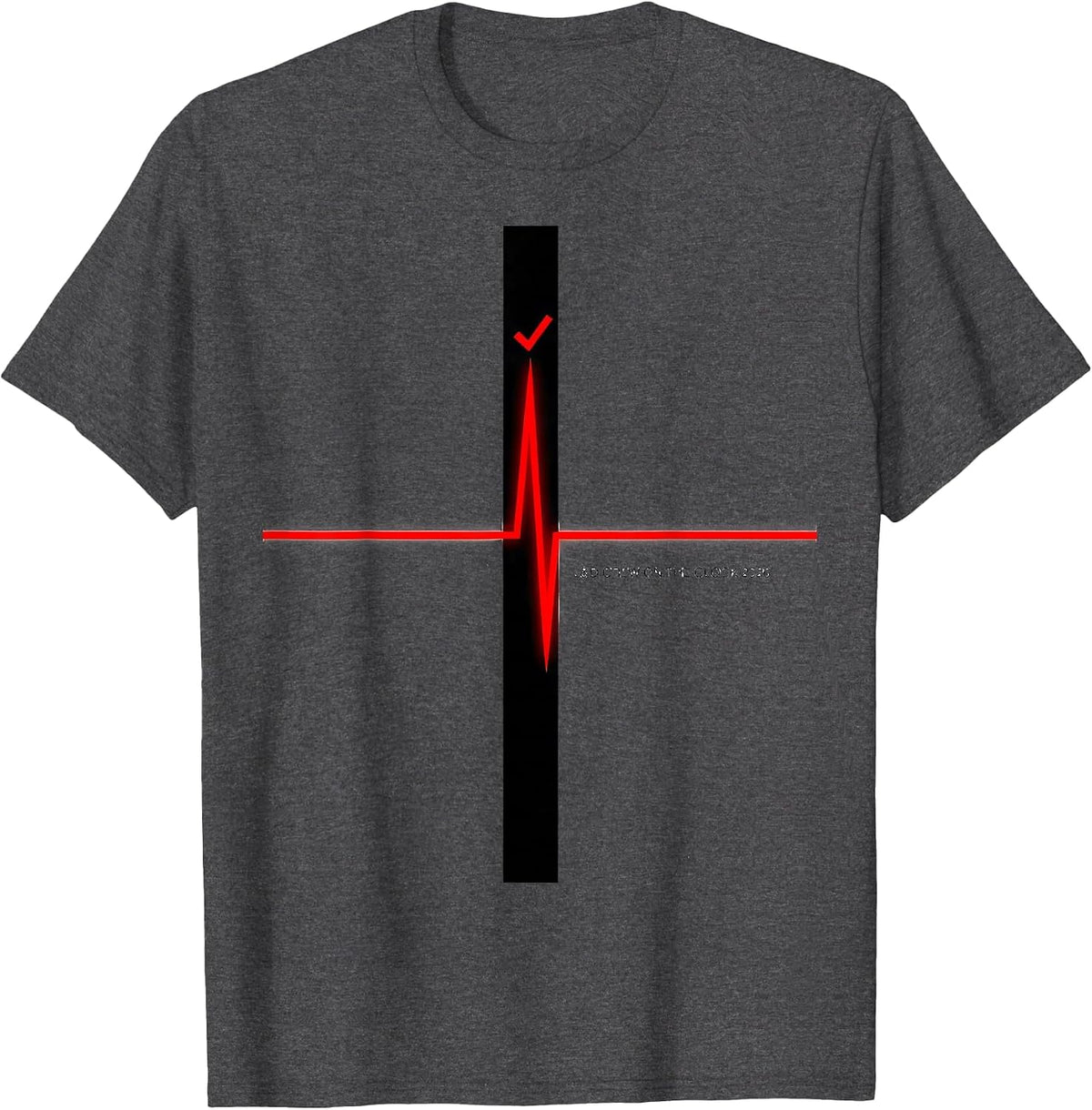 L&D Crew On The Clock 2026 Festive Nurse Crew New Year Eve T-Shirt - Dark Heather Grey