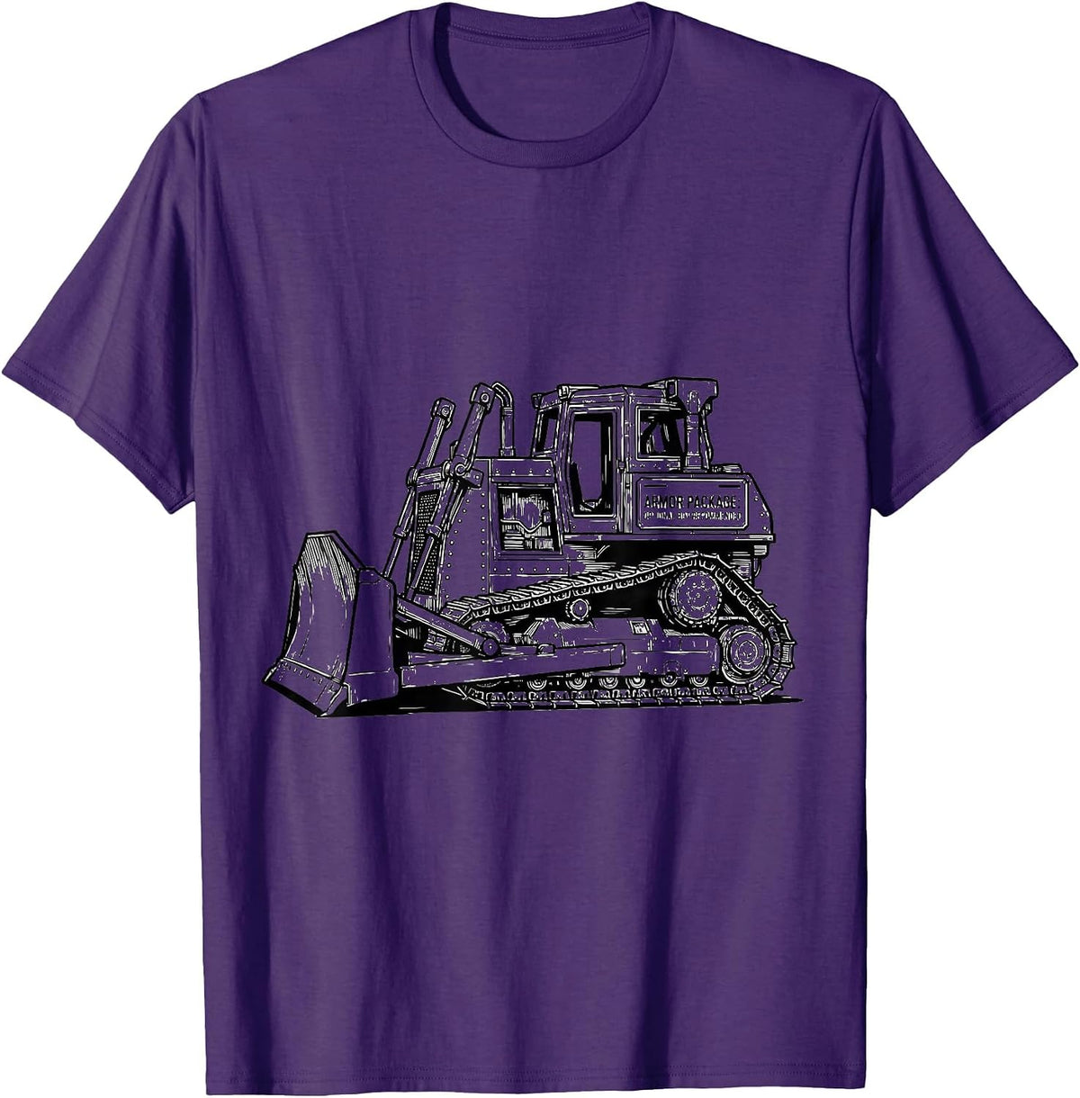 Men's Armor Package: Optional But Recommended Heavy Machinery T-Shirt - Purple