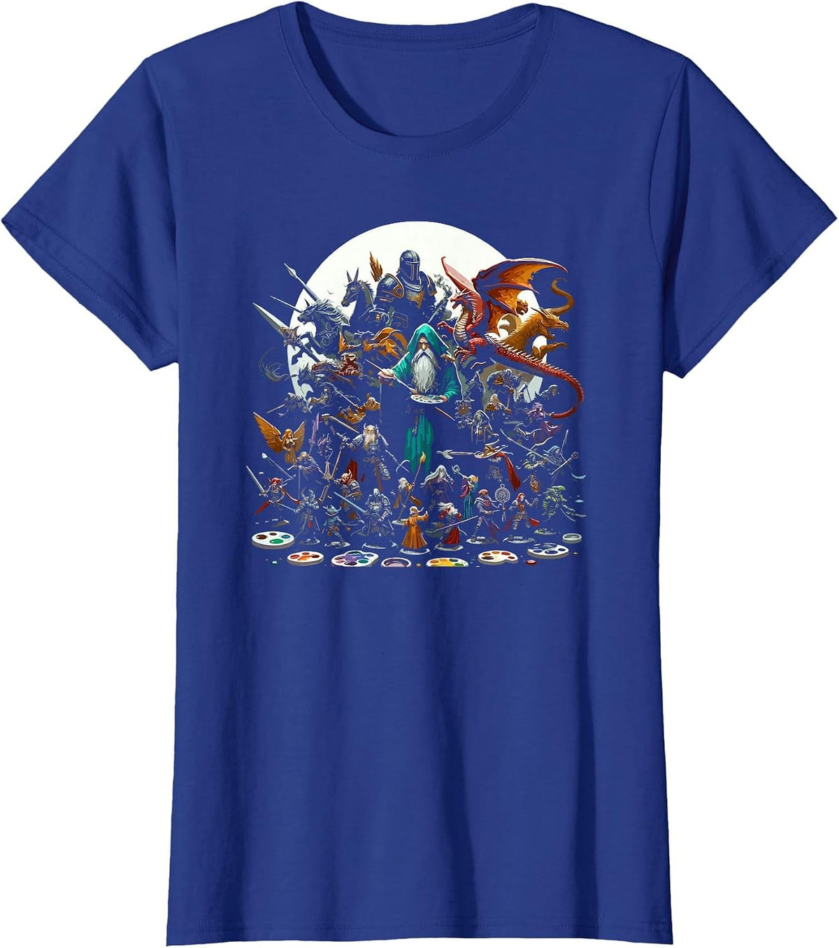 Miniature Painter Saying Mini Painting Miniaturist T-Shirt - Royal Blue
