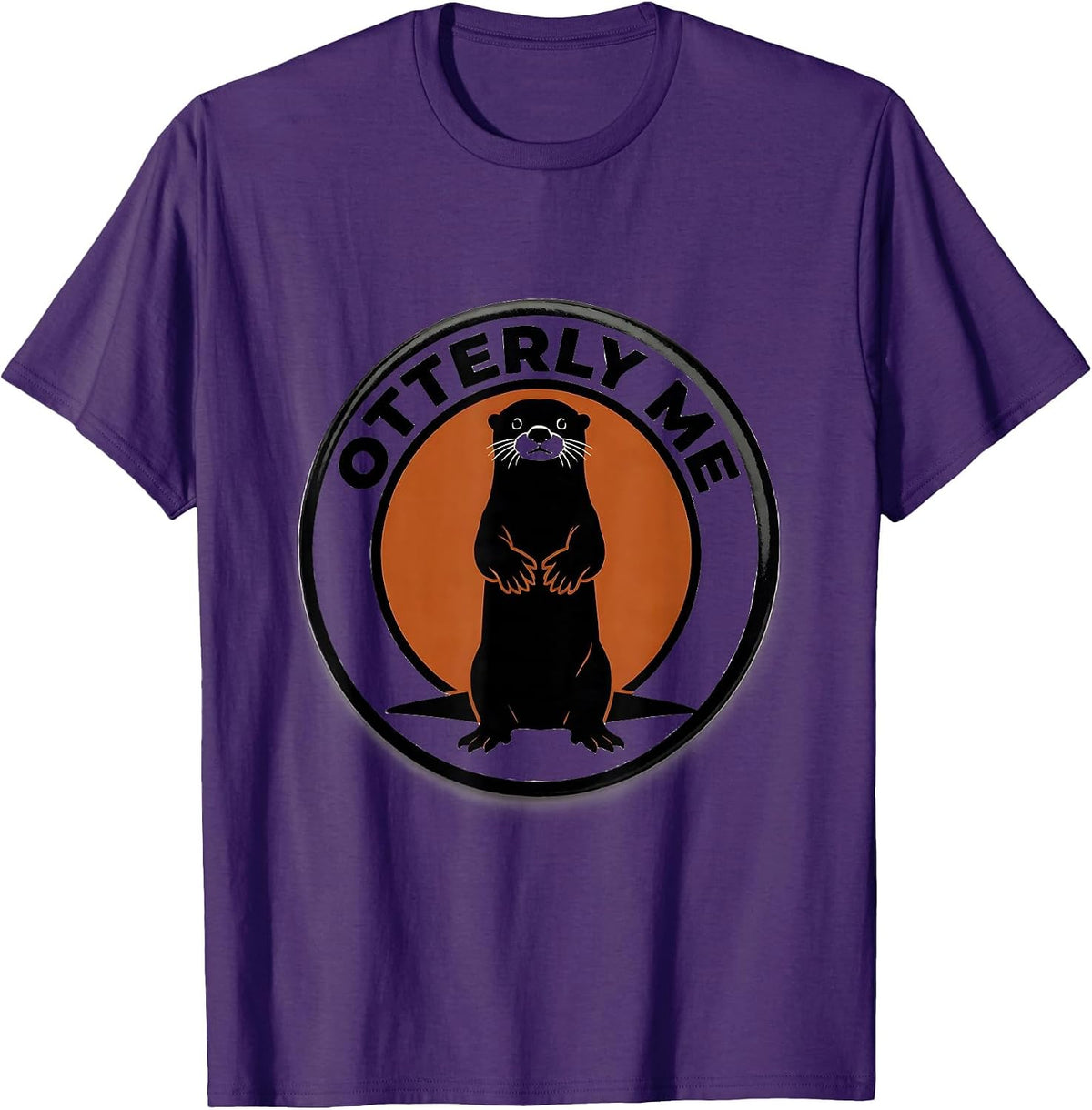 Men's Otterly Me Funny Otter Lover Animal Humor Gift T-Shirt - Purple