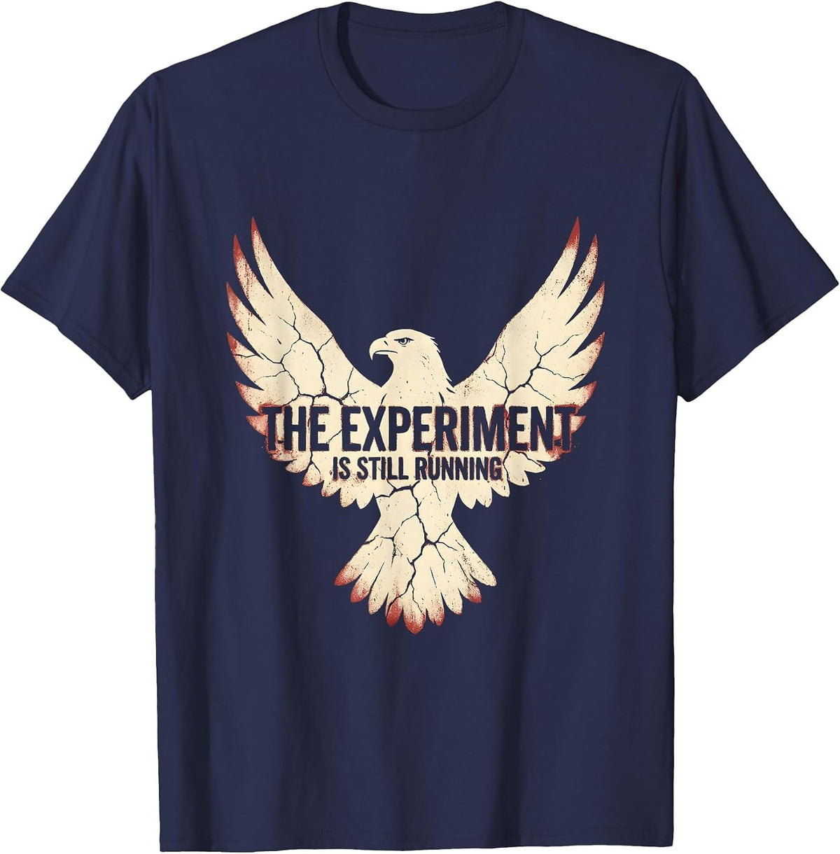 The Experiment Is Still Running Science Teacher T-Shirt - Navy Blue
