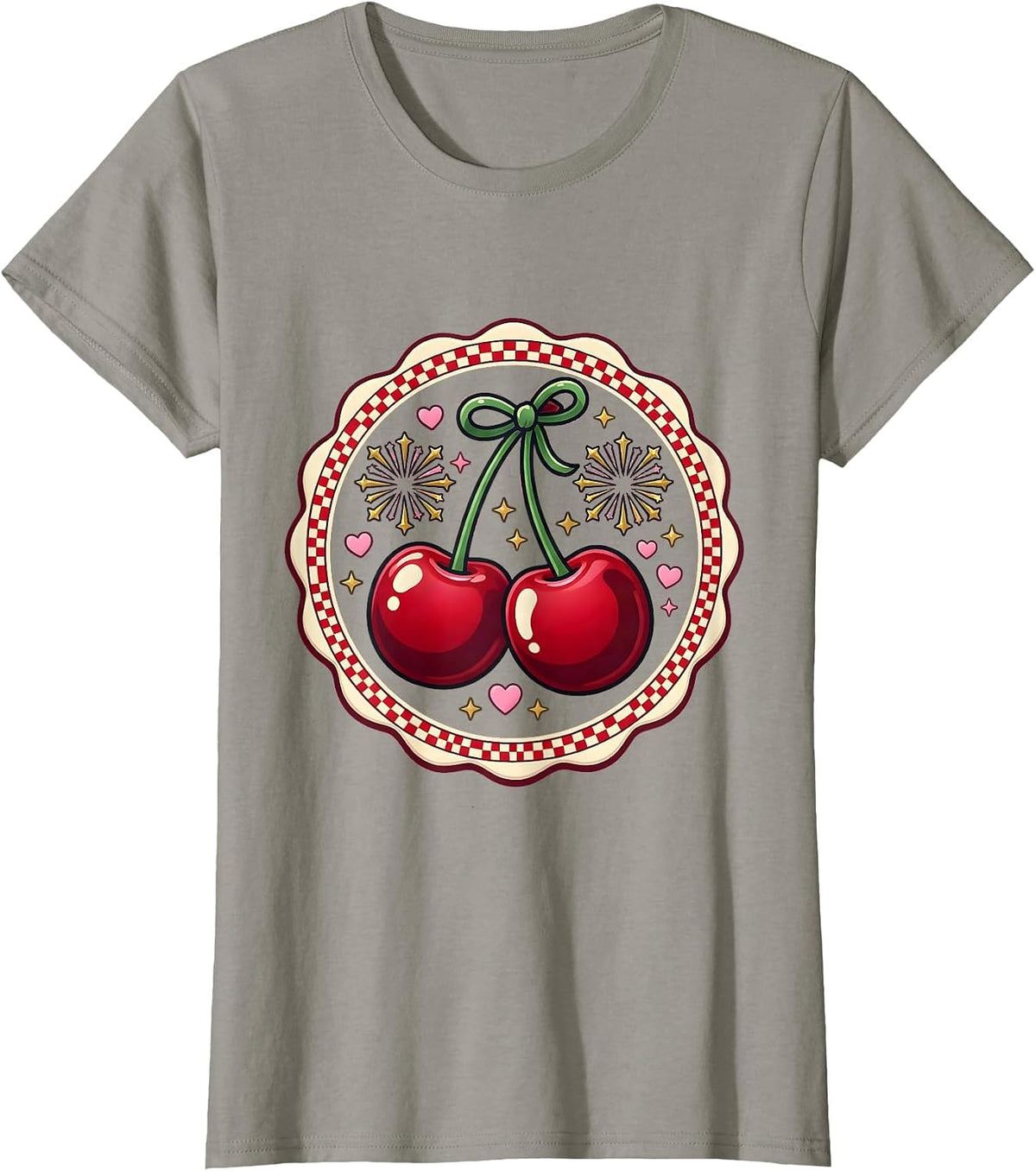 Women's Birthday Champagne Bottle Popping Fireworks Burst T-Shirt - Slate Grey