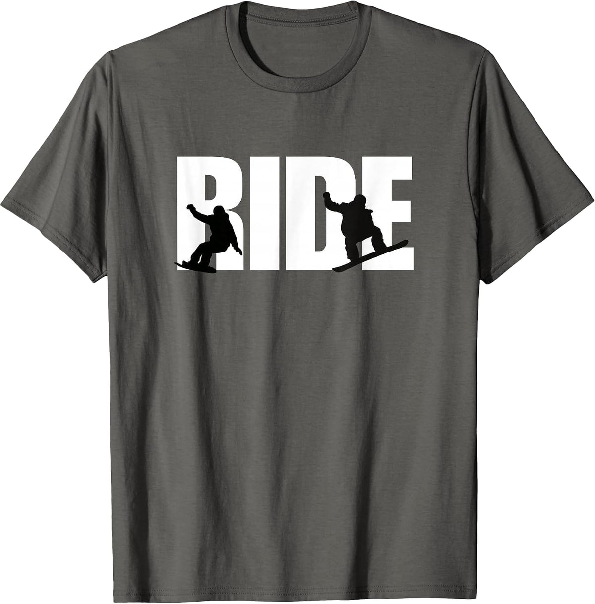 Snowboarding Shirt Snowboarder Snowboard Lover Snowboarding T-Shirt - Asphalt Grey