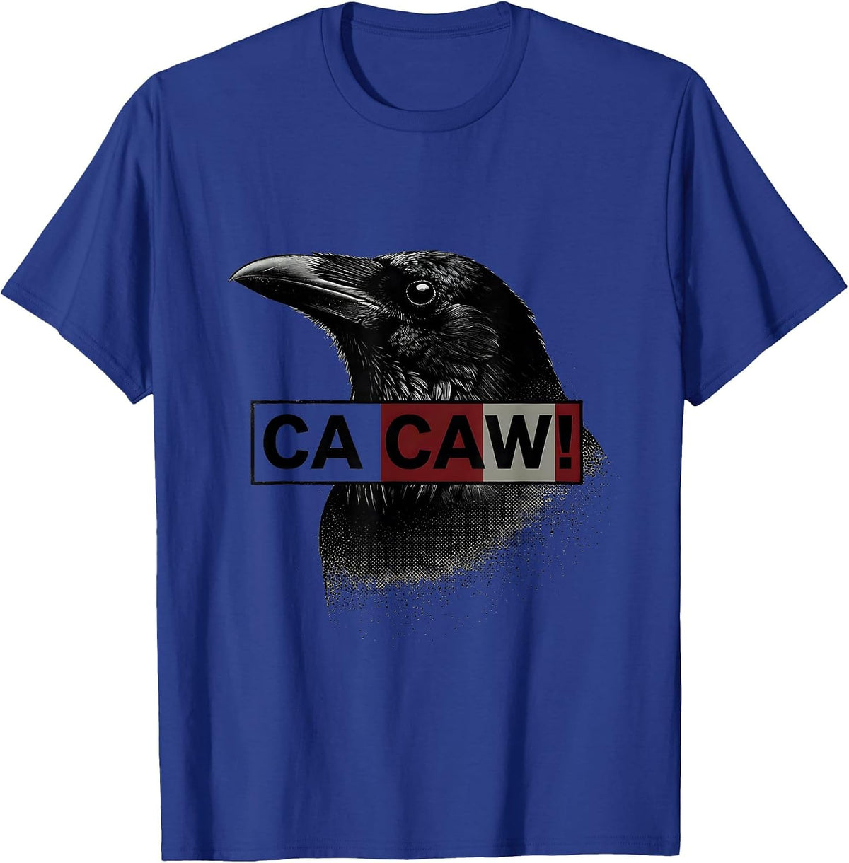Men's Ca Caw! Funny F Caw F Crow Raven Dark Humor Gothic T-Shirt - Royal Blue