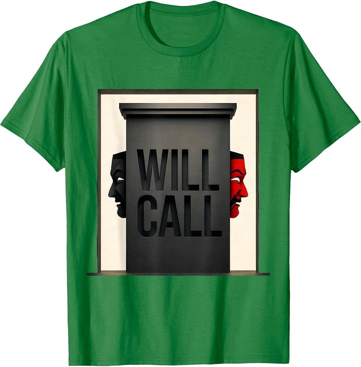 Men's Will Call Editorial Conceptual Shakespeare Literary Quote T-Shirt - Kelly Green