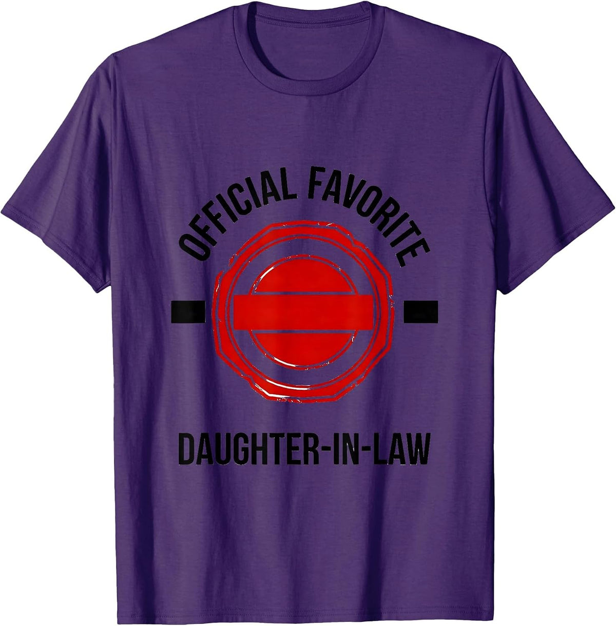 Official Favorite Daughter-In-Law Funny Family Humor T-Shirt - Purple