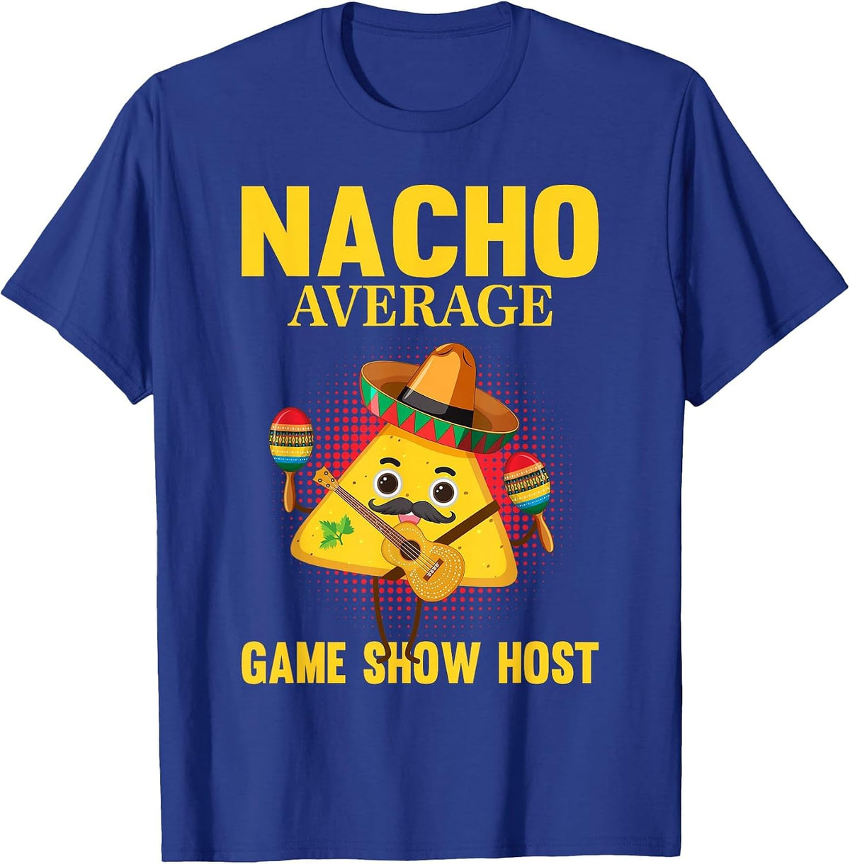 Game Buzzer Host Club Costume Game Show Host Costume T-Shirt - Royal Blue