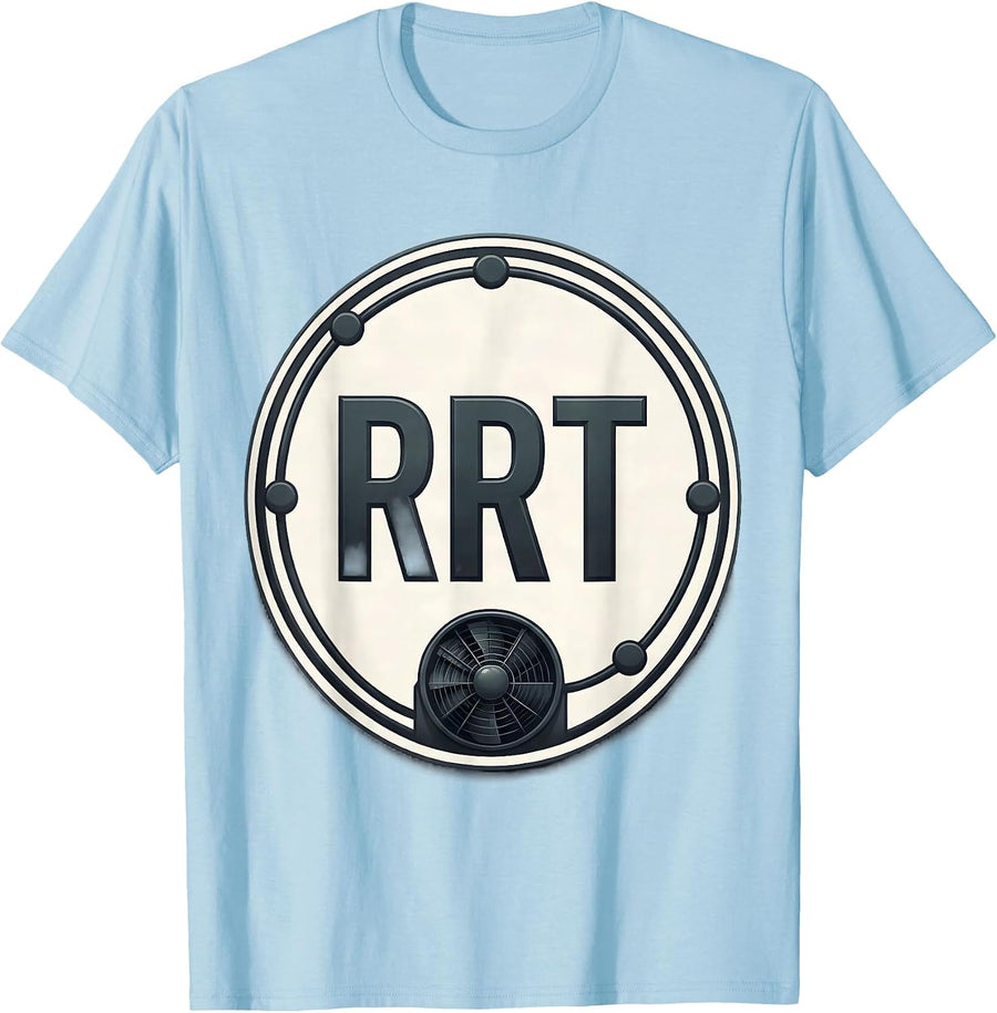 Men's RRT Respiratory Therapist RT Professional Pride T-Shirt - Baby Blue