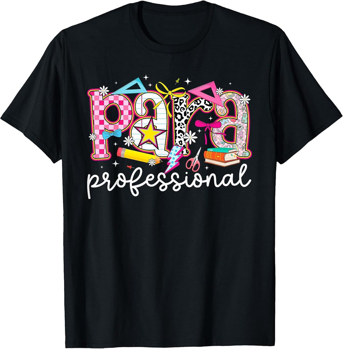 Paraprofessional Preppy Parapro para T-Shirt - Black