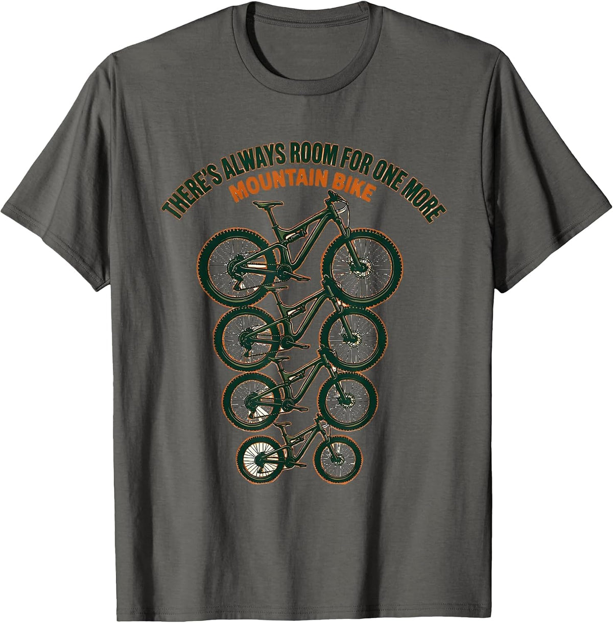 Men's There's Always Room For One More Mountain Bike Mountain T-Shirt - Asphalt Grey