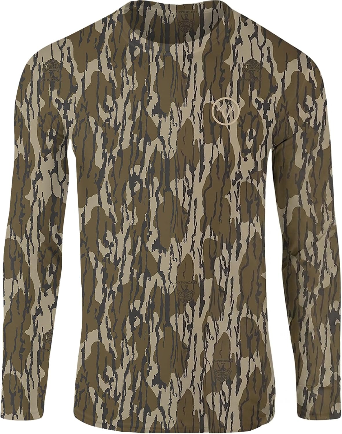 Drake Waterfowl Men's Non-Typical Antler Long Sleeve T-Shirt - Mossy Oak Original Bottomland