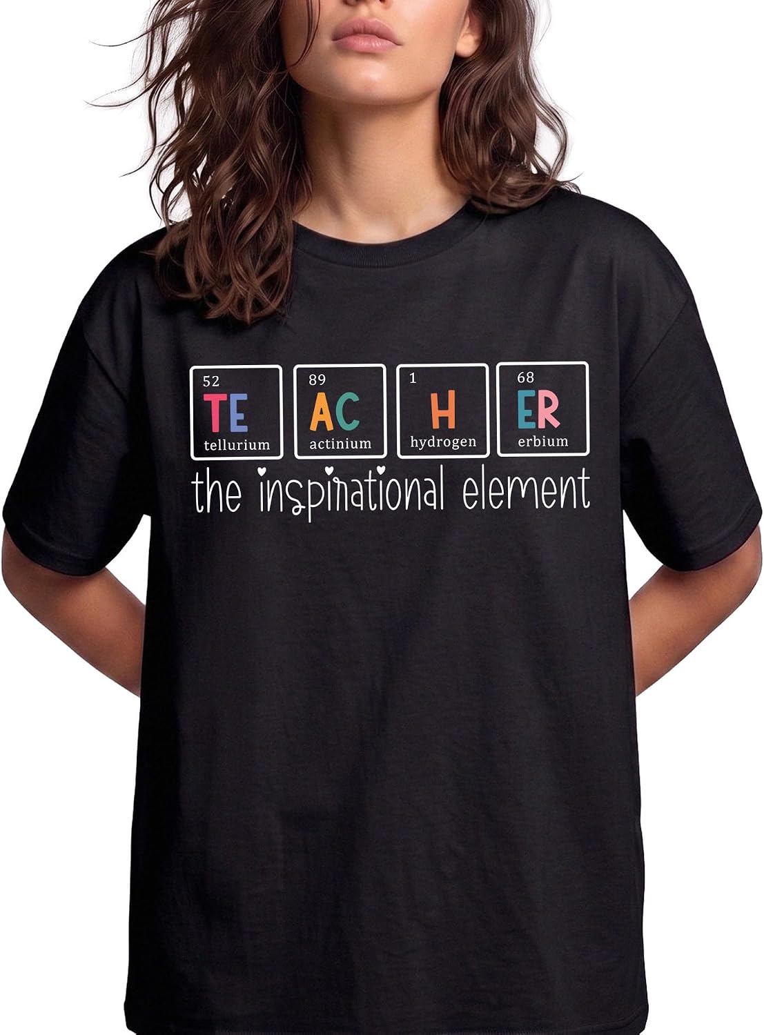 Inspirational Science Teacher Graphic Tee - Black