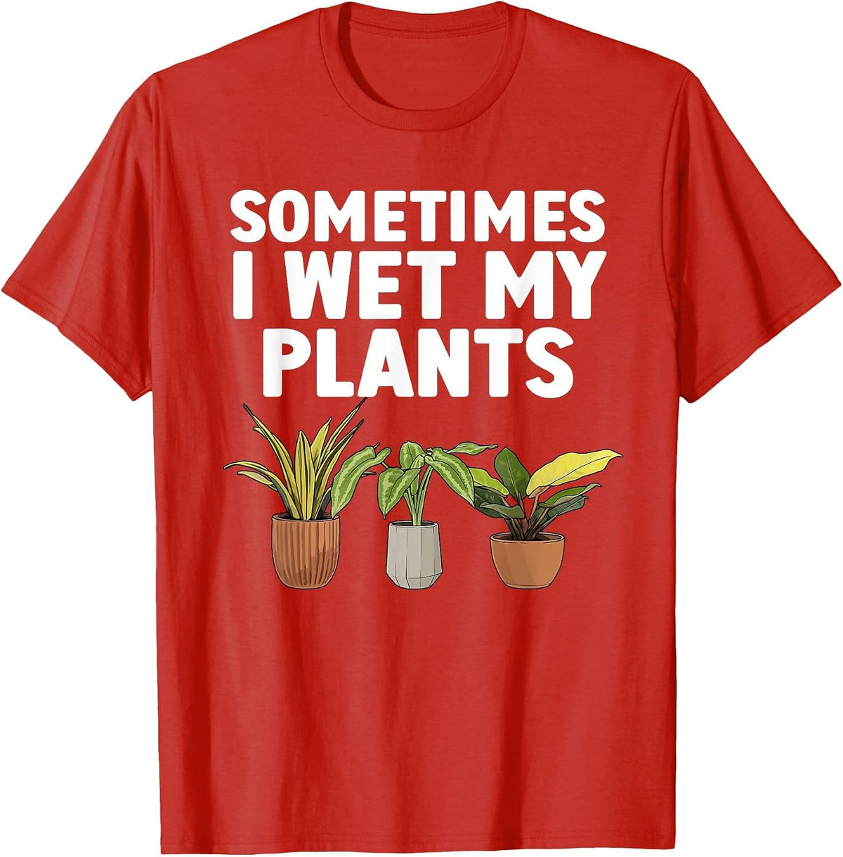 Funny Plant Art for Men Women Gardening Gardener Plant Lover T-Shirt - Red