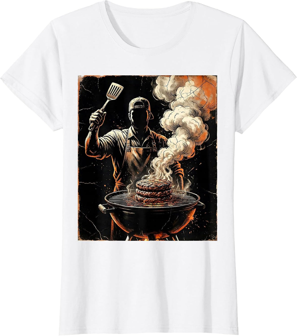 White Boy of the Year Backyard BBQ Grill Master T-Shirt - White