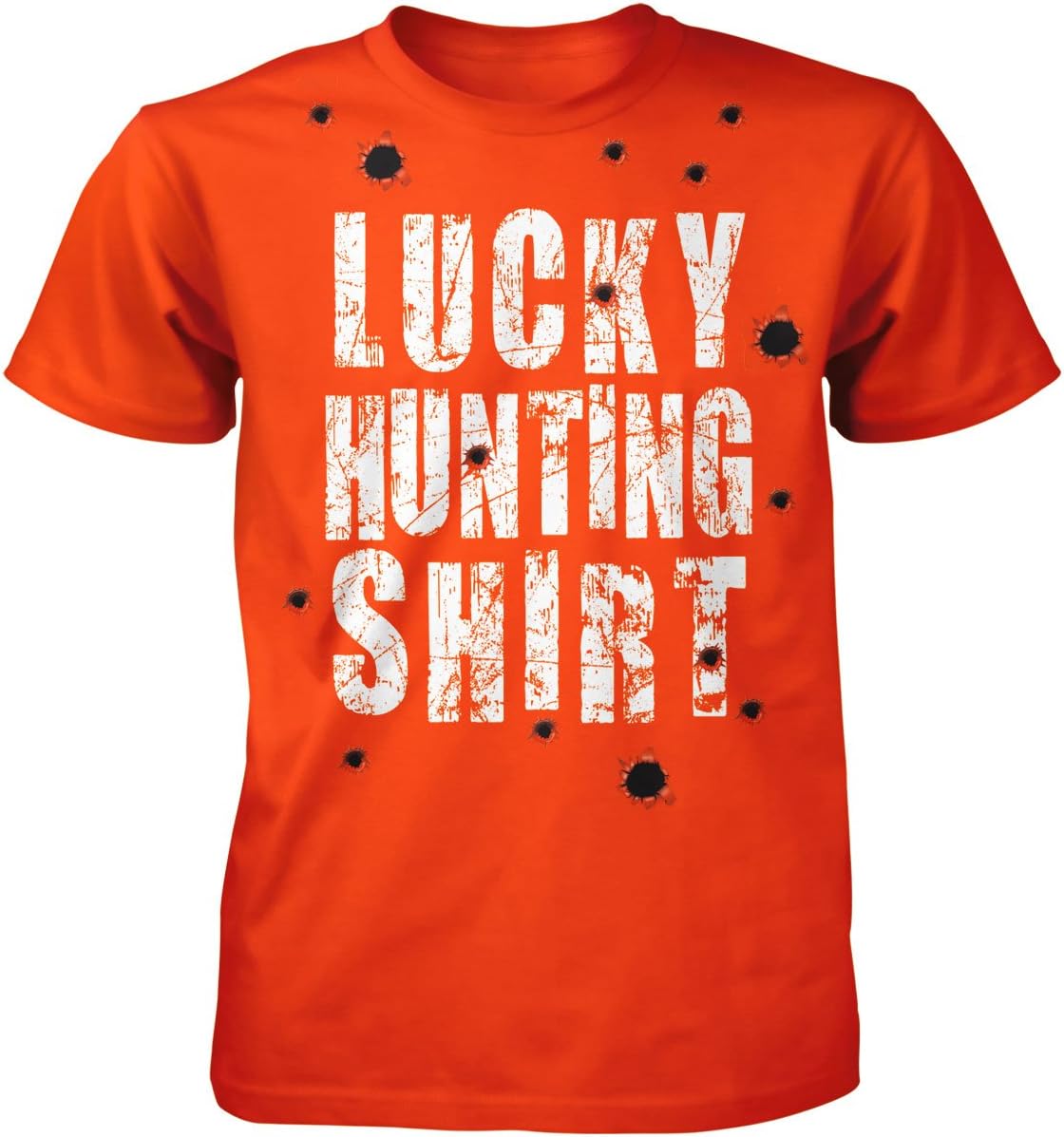 Lucky Hunting Shirt - Deer Hunting T-Shirt - Orange