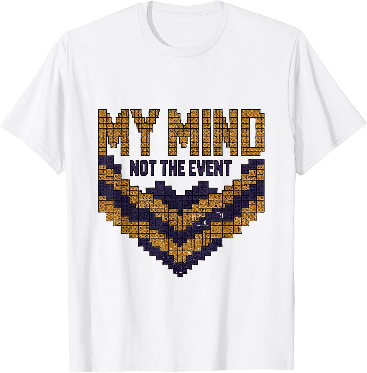 Men's My Mind Not The Event Stoic Philosophy Marcus Aurelius Quote T-Shirt - White