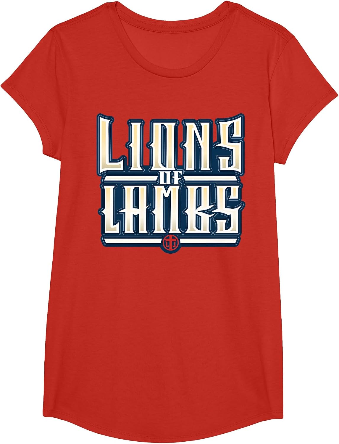 ORGINS/Faith Based Designs for Adults & Youth T-Shirt - Girls Red