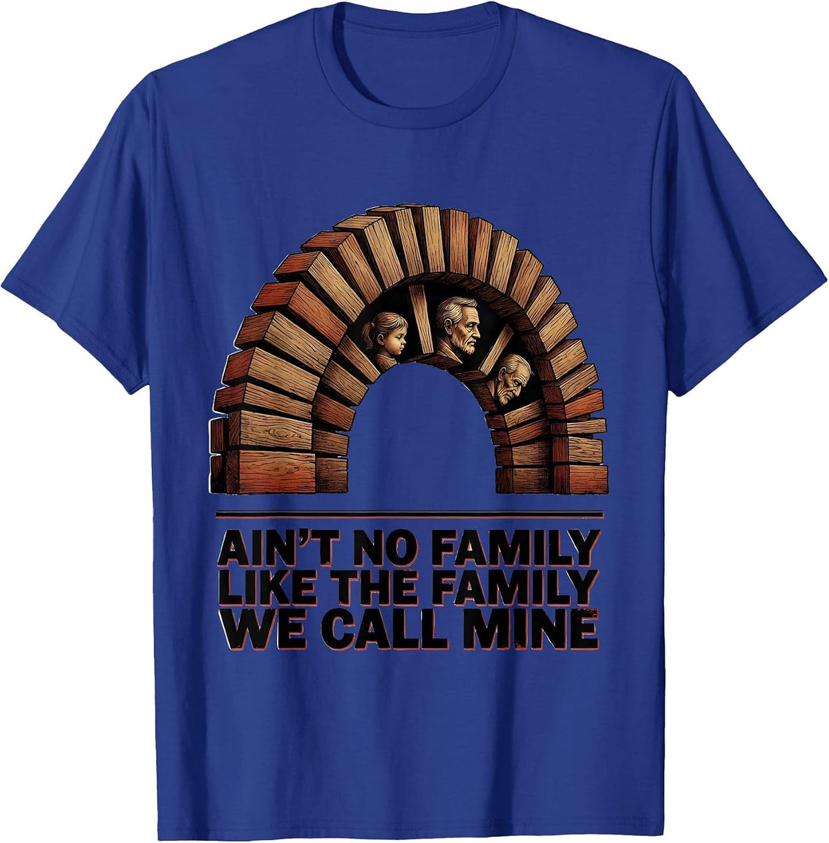 Men's Ain't No Family Like The Family We Call Mine Family Reunion T-Shirt - Royal Blue