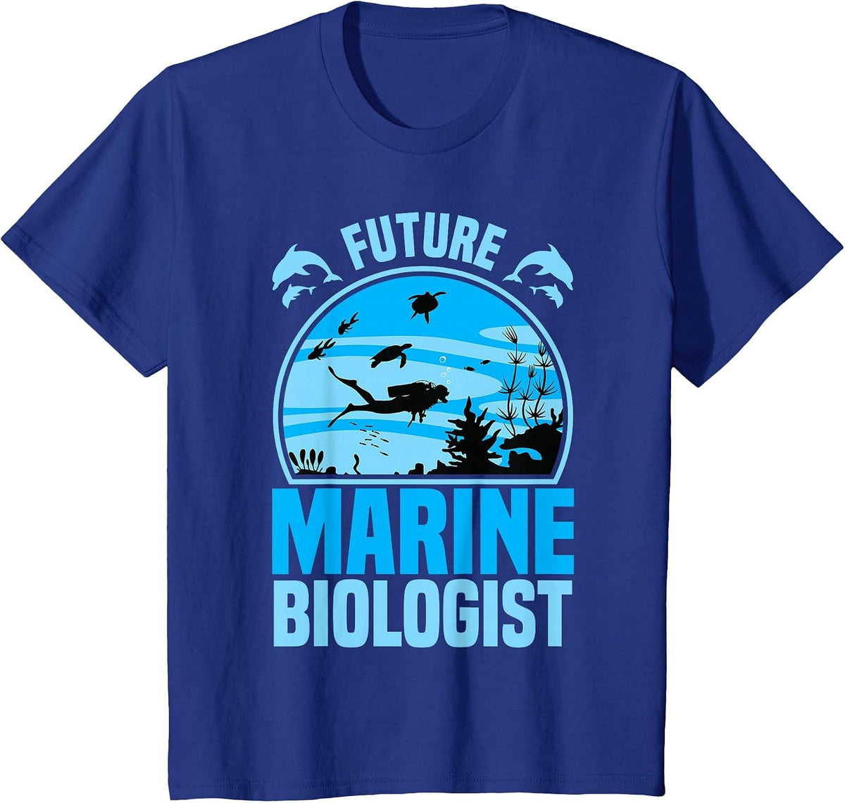 Future Marine Biologist T-Shirt - Royal Blue
