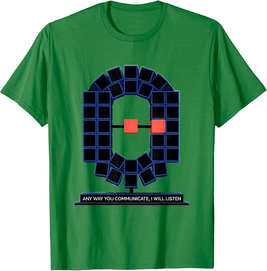 Men's Any Way You Communicate, I Will Listen AAC SLP Teacher T-Shirt - Kelly Green