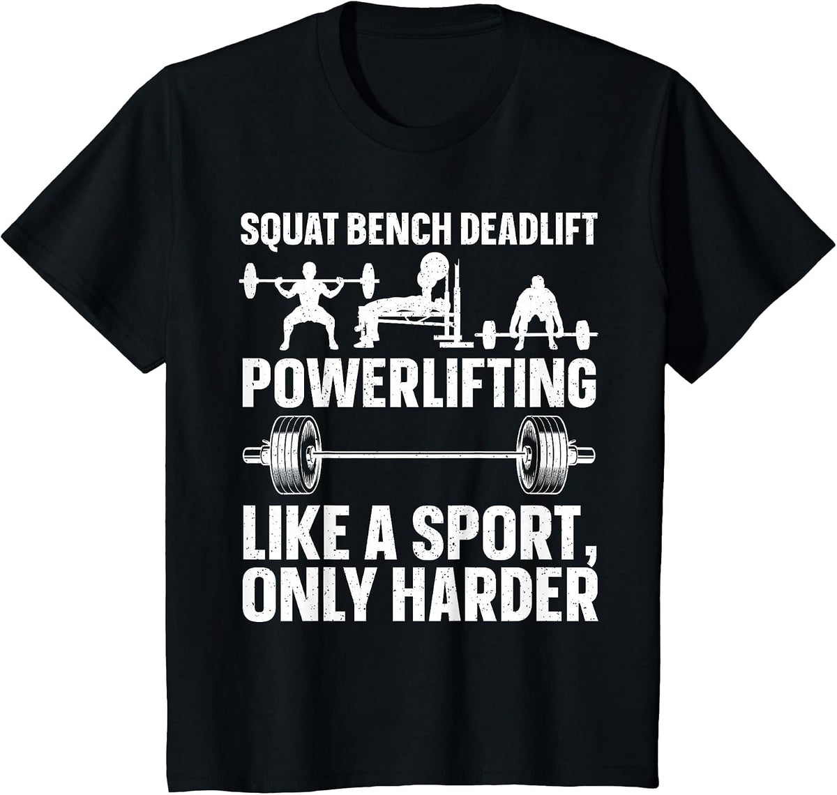 Powerlifting Design for Men Women Weightlifter Power Lifting T-Shirt - Black