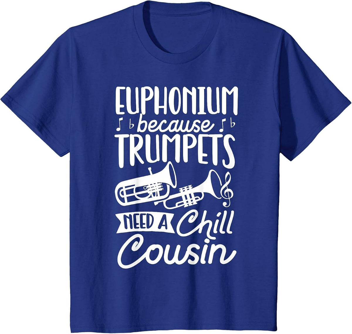 Euphoniumist Orchestra Marching Band Brass Horn Euphonium T-Shirt - Royal Blue