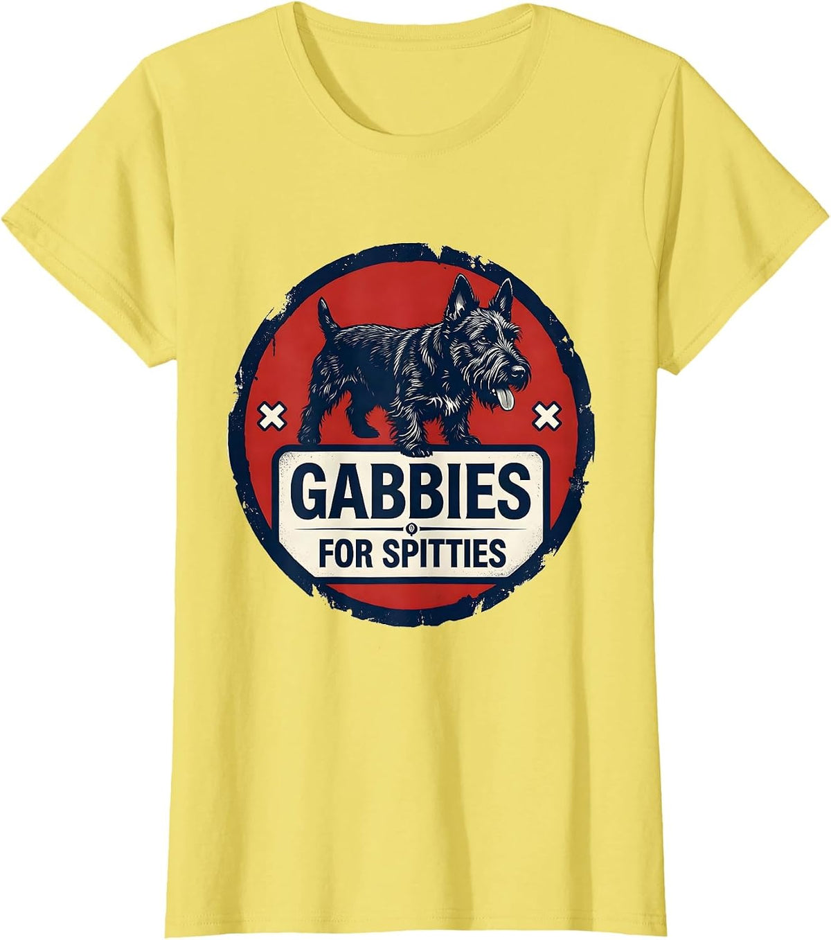 Gabbies For Spitties Funny Vet Tech Veterinary Medicine T-Shirt - Lemon Yellow