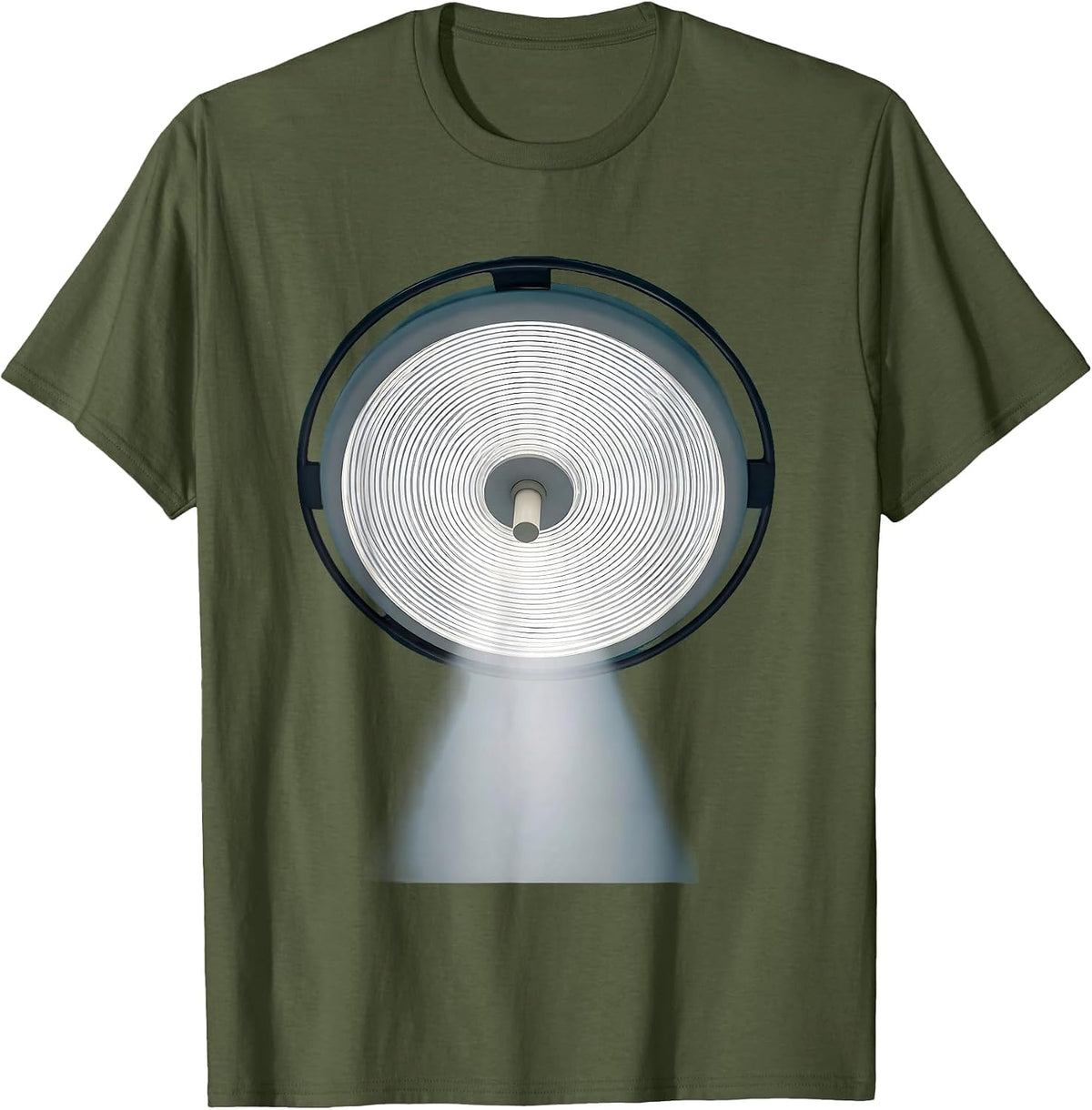 Dramatic OR Light Nurse Graphic Design T-Shirt - Olive Green