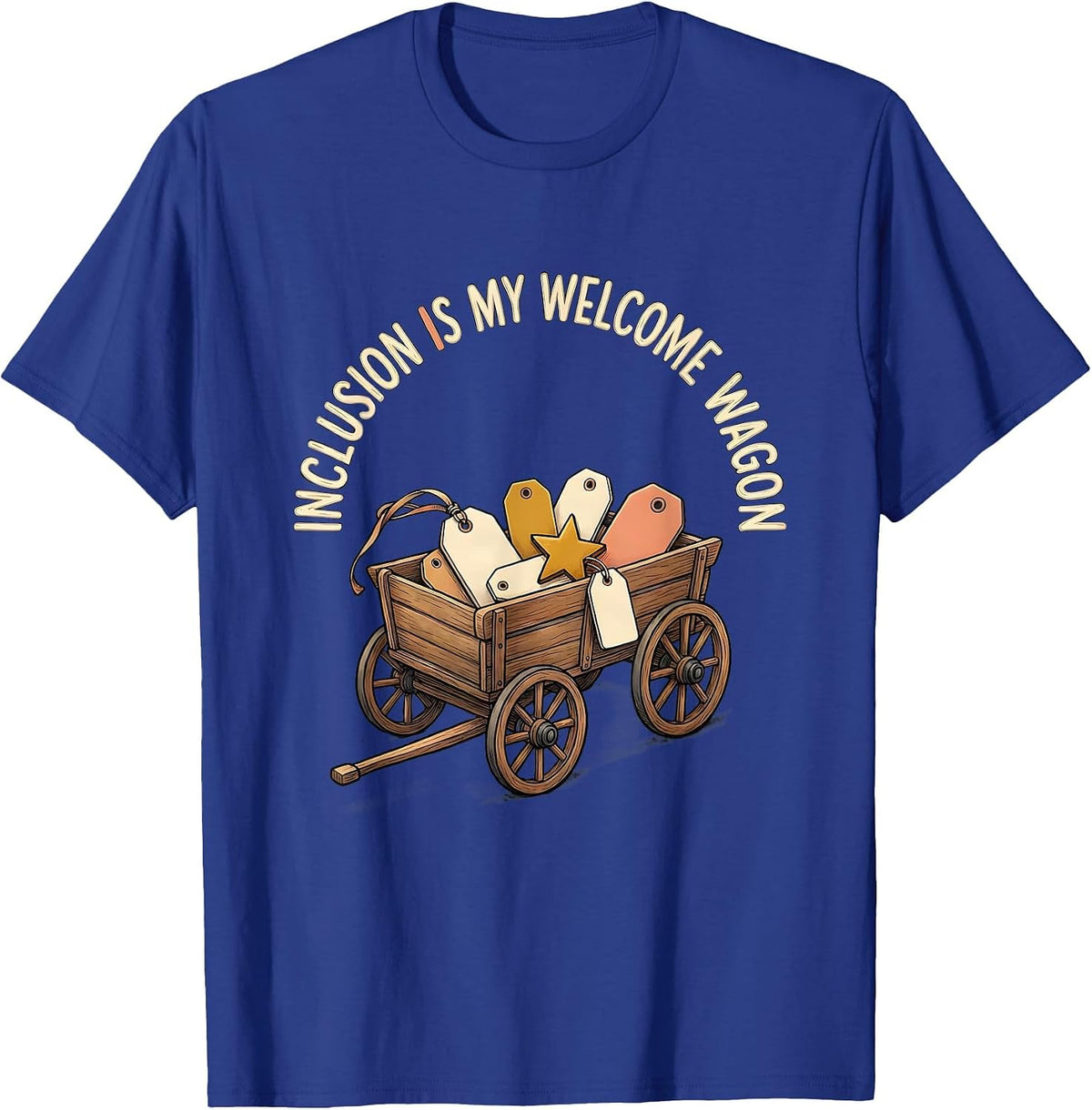 Inclusion Is My Welcome Wagon Special Education Teacher T-Shirt - Royal Blue