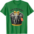 Men's This Is My Worst White Elephant Gift Funny Safari Squad T-Shirt - Kelly Green