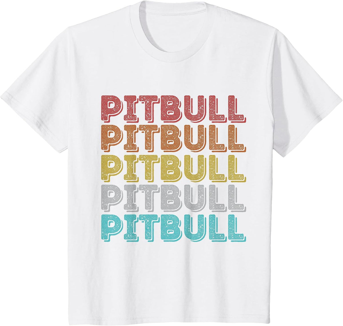 Vintage Retro Pitbull T-Shirt - White