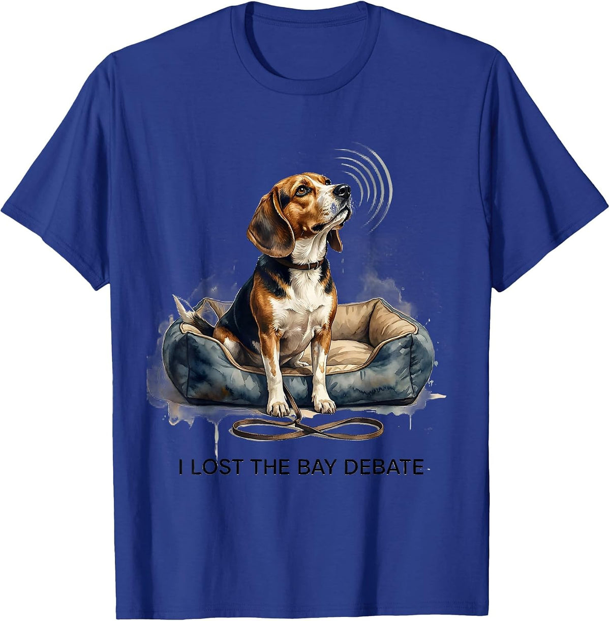 I Lost The Bay Debate Funny Beagle Dog Lover Humor T-Shirt - Royal Blue