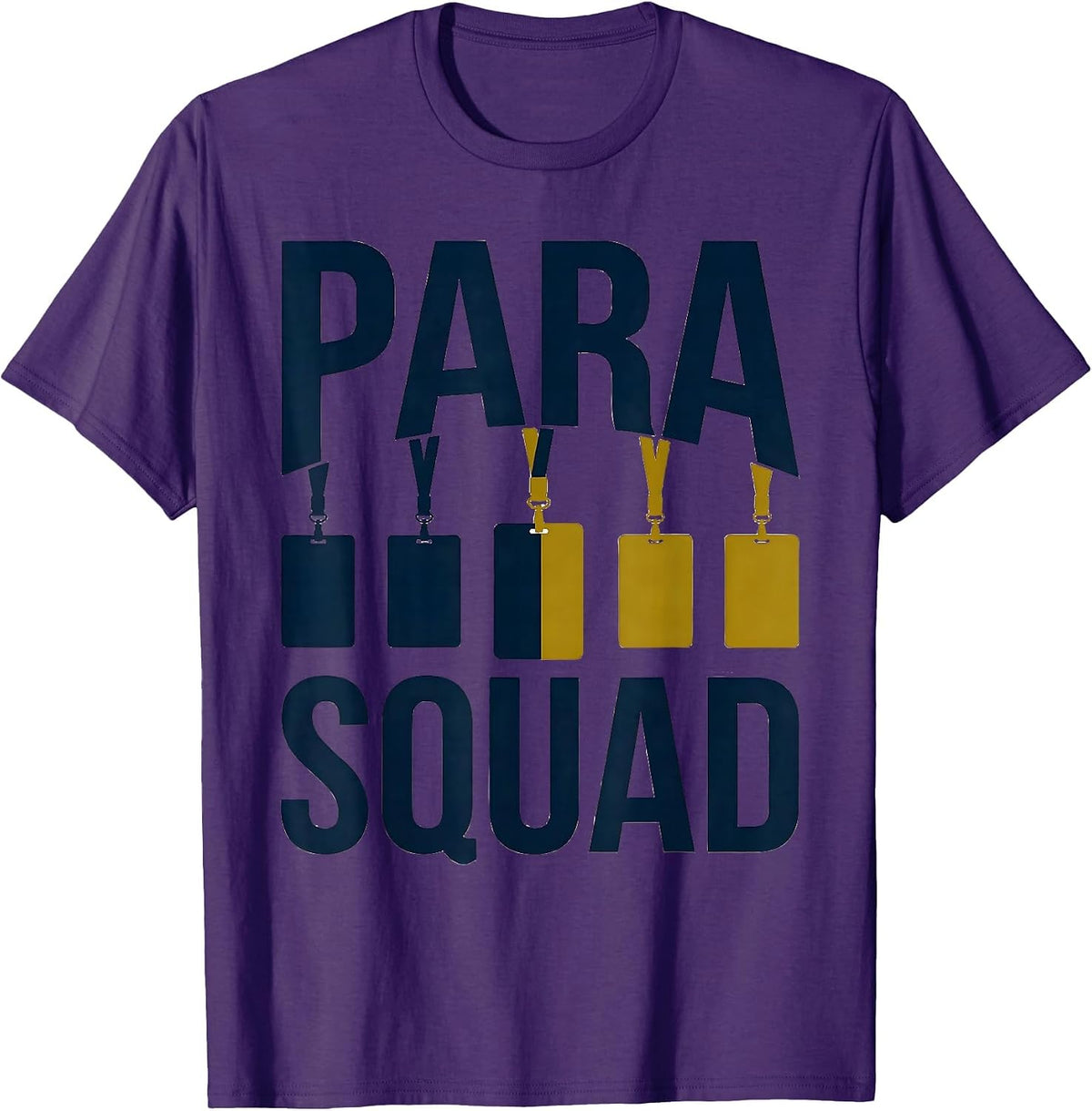 Para Squad Cute Playful Back To School Teacher T-Shirt - Purple